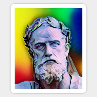 Xenophon Colourful Portrait | Xenophon Artwork 6 Sticker